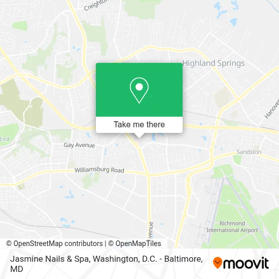 Jasmine Nails & Spa map