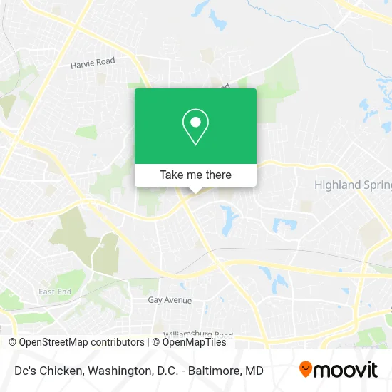 Dc's Chicken map
