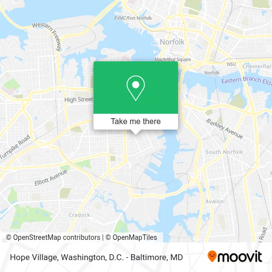 Hope Village map