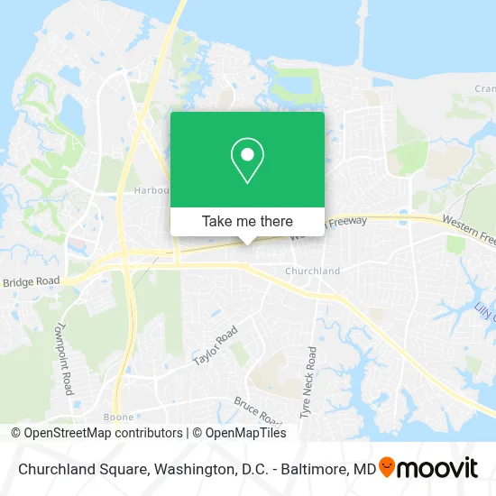 Churchland Square map