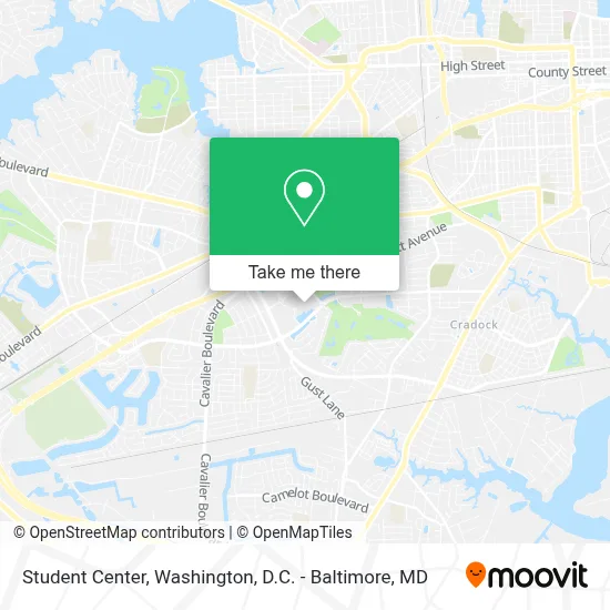 Student Center map