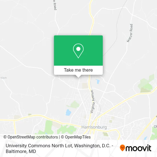 University Commons North Lot map