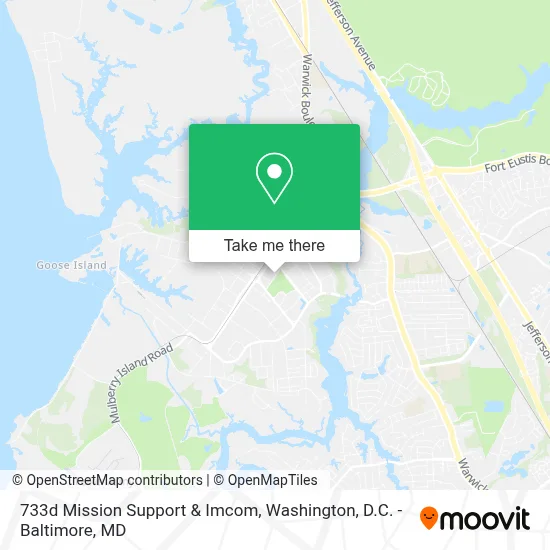 733d Mission Support & Imcom map