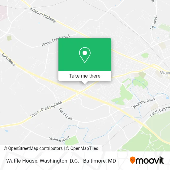 Waffle House map