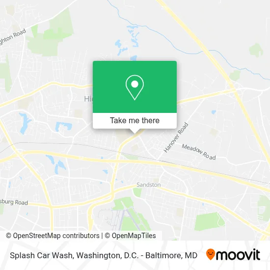 Splash Car Wash map