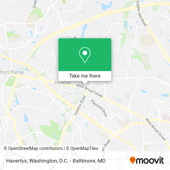 Havertys map