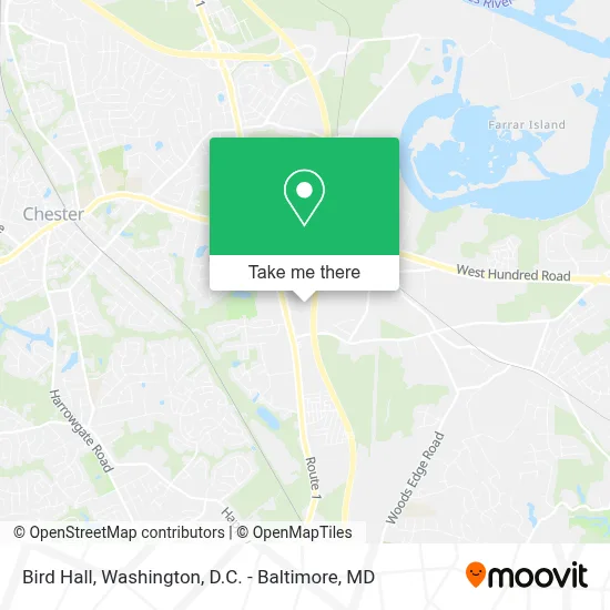 Bird Hall map