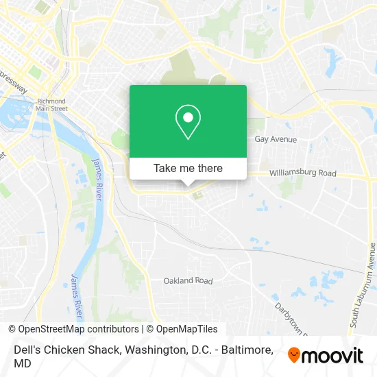 Dell's Chicken Shack map
