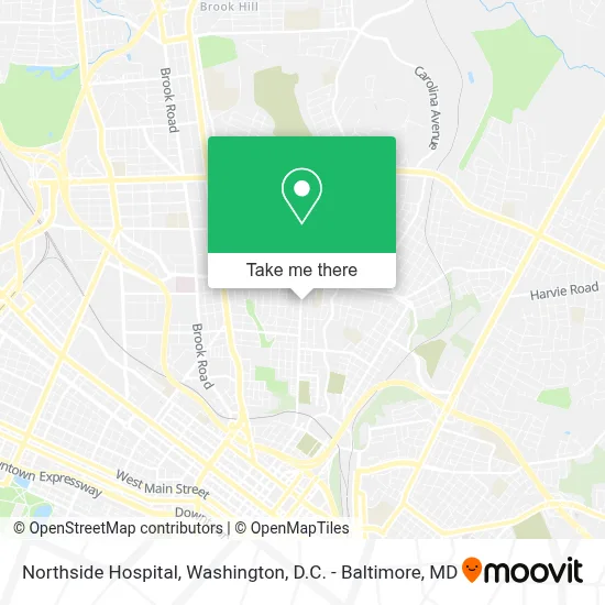Northside Hospital map