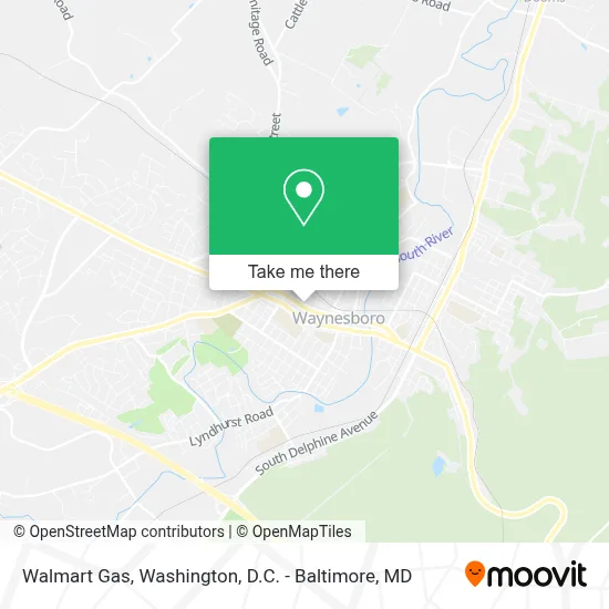Walmart Gas map
