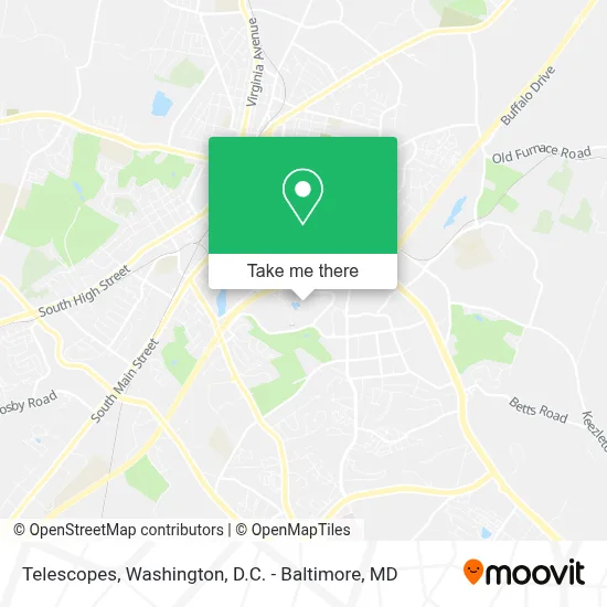 Telescopes map