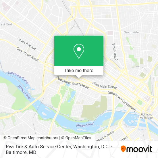 Rva Tire & Auto Service Center map