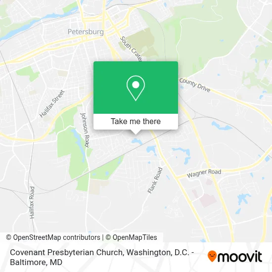 Covenant Presbyterian Church map