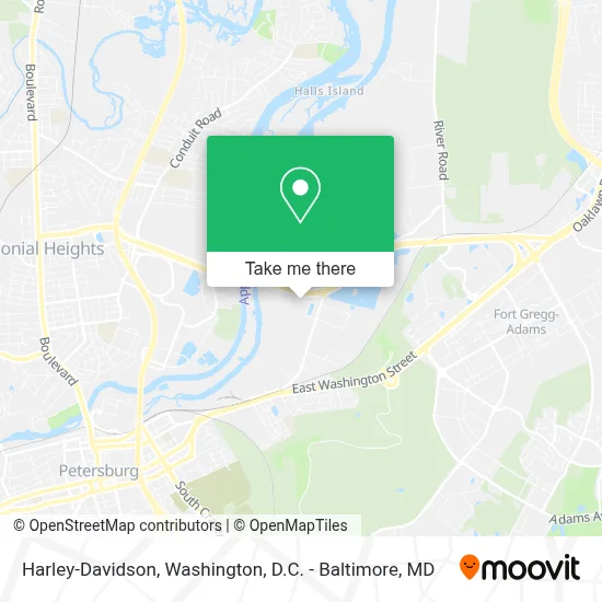 Harley-Davidson map