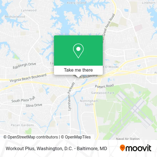 Workout Plus map