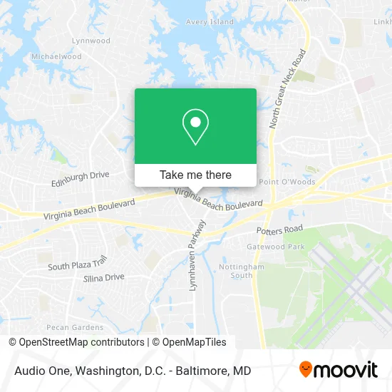 Audio One map
