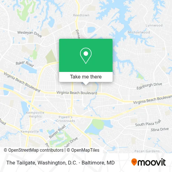 The Tailgate map