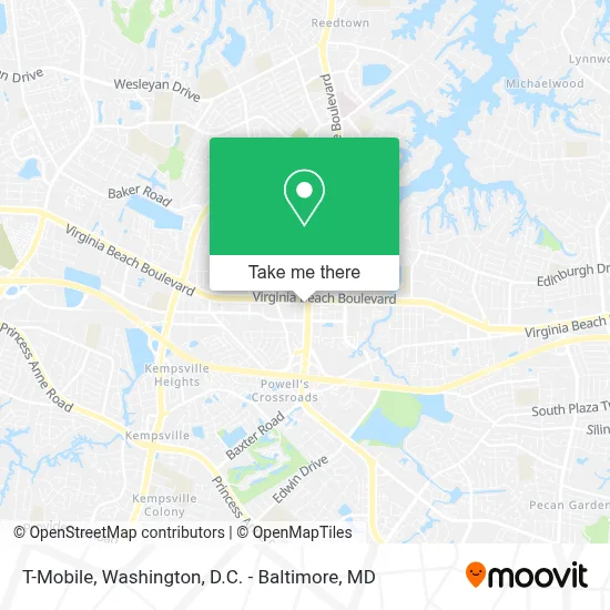 T-Mobile map