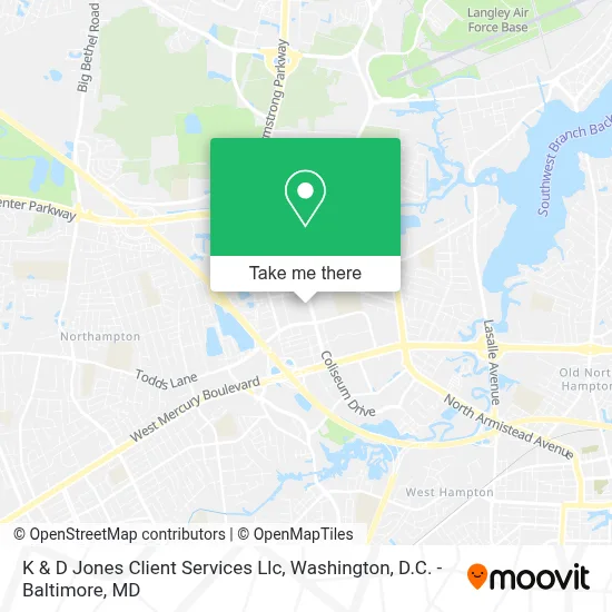K & D Jones Client Services Llc map