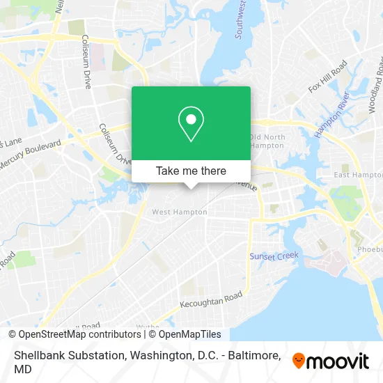 Shellbank Substation map
