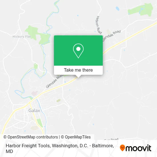 Harbor Freight Tools map