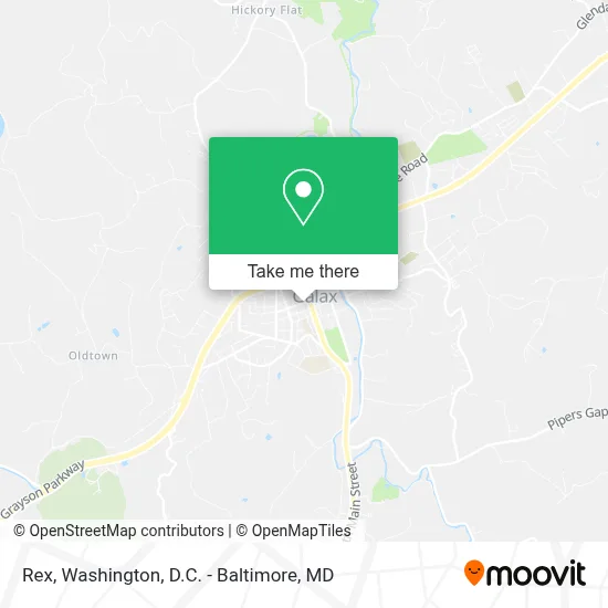 Rex map