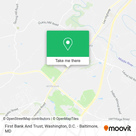 First Bank And Trust map