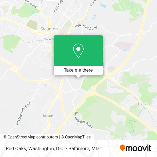 Red Oaks map