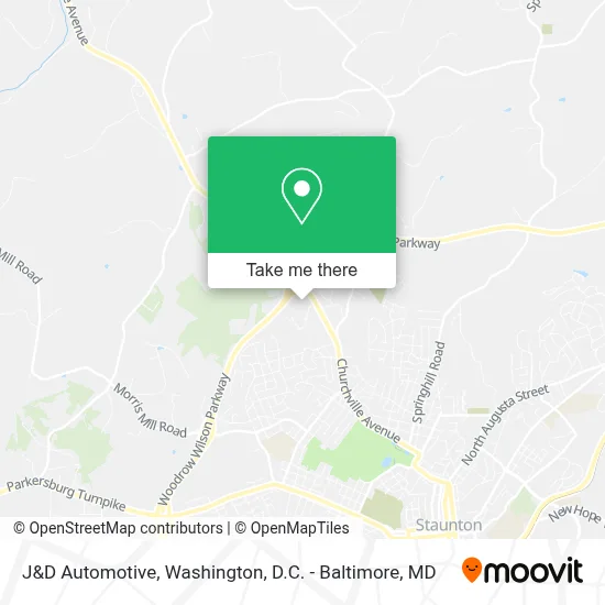 J&D Automotive map