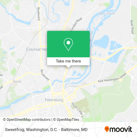 Sweetfrog map