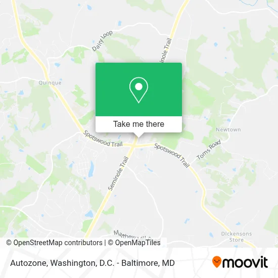 Autozone map