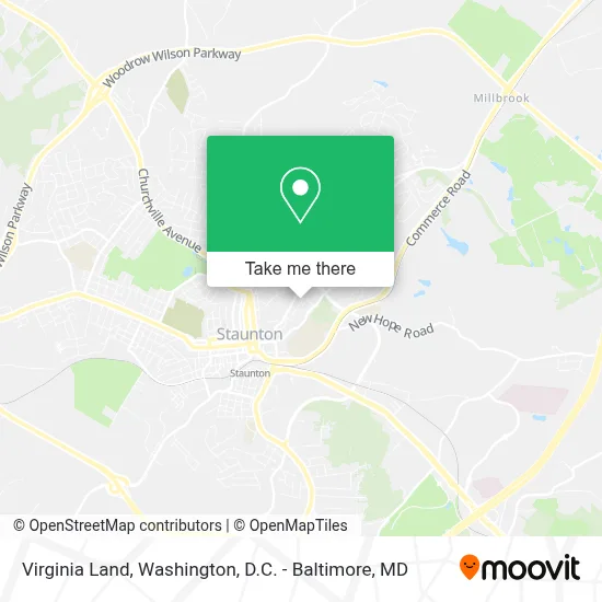 Virginia Land map