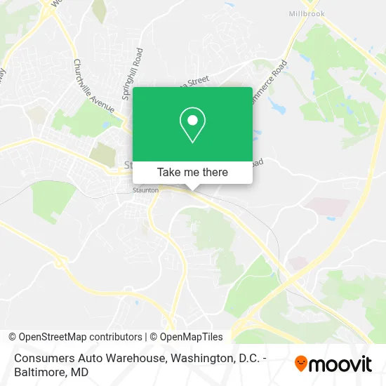 Consumers Auto Warehouse map