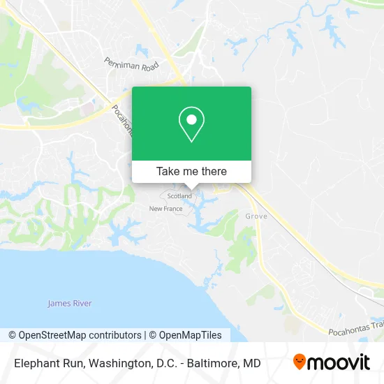Elephant Run map