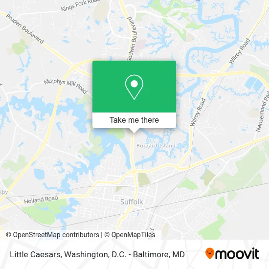 Little Caesars map