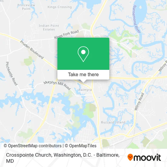 Crosspointe Church map