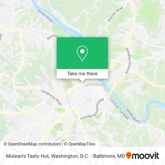 Molean's Tasty Hut map