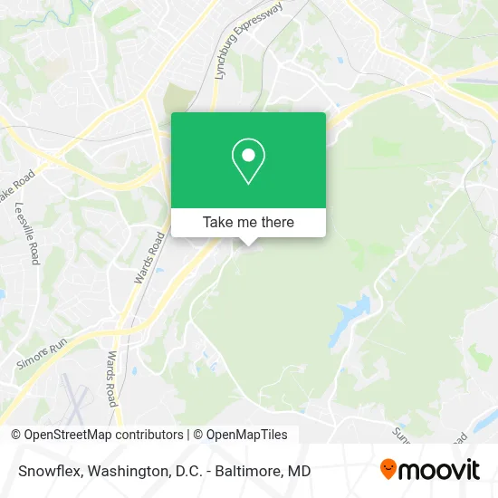 Snowflex map