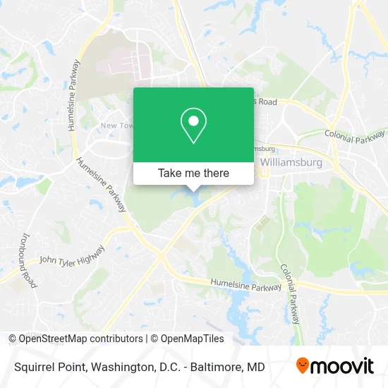 Squirrel Point map