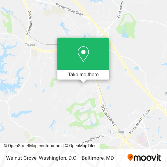 Walnut Grove map
