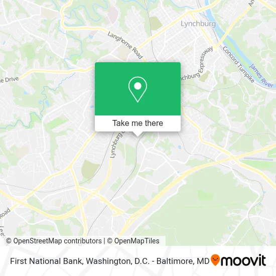 First National Bank map
