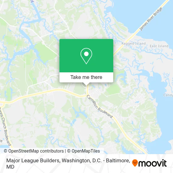 Major League Builders map