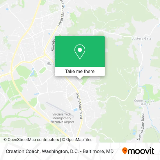 Creation Coach map