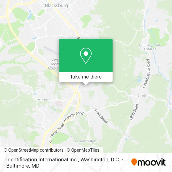 Identification International Inc. map