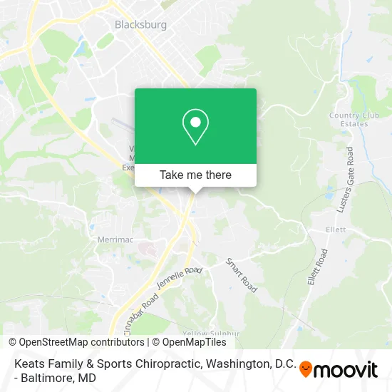 Keats Family & Sports Chiropractic map