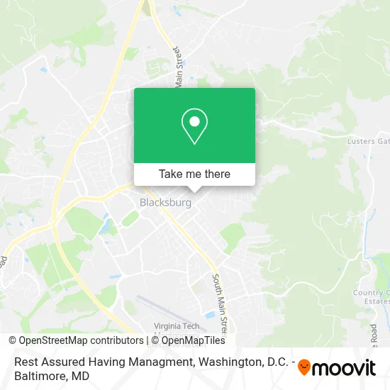 Rest Assured Having Managment map