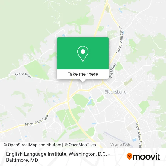 English Language Institute map