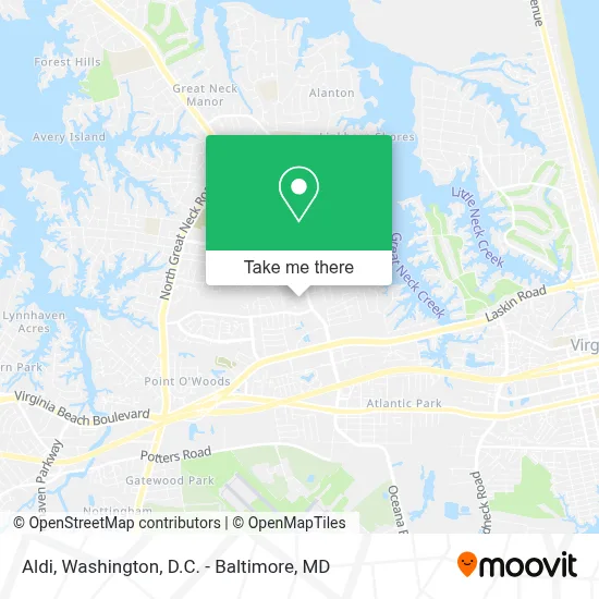 Aldi map