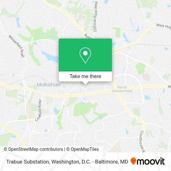Trabue Substation map
