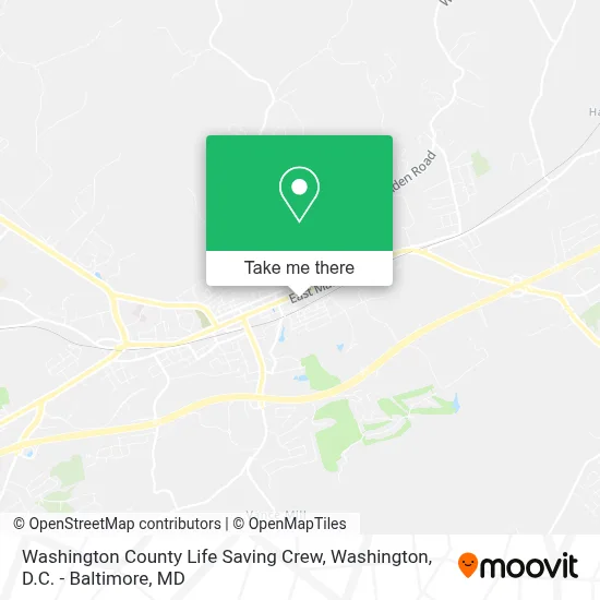 Washington County Life Saving Crew map